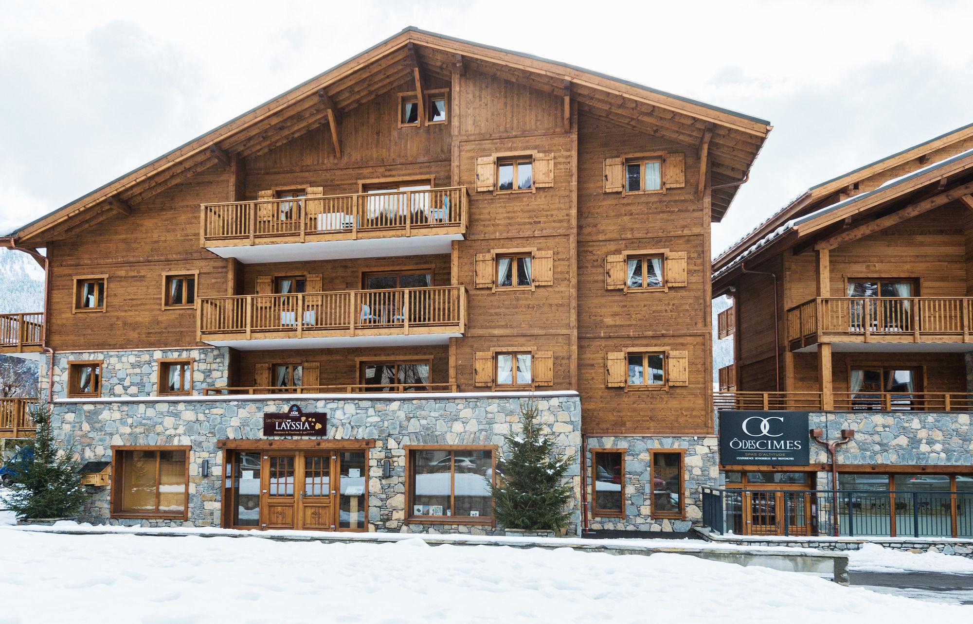 Cgh Residence Boutique Les Chalets De Layssia Samoëns Exterior foto